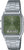 Casio Vintage montre avec cadran vert, bracelet en métal argenté et affichage