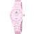 Festina Damenarmbanduhr mit pinkem Keramikband und rundem Zifferblatt