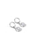 Boucles d'oreilles Arctic Flowers Argent brillant - Motif soleil Acier inoxydable - Modèle Bering 765-150-05