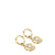 Boucles d'oreilles, or brillant avec motif fleur arctique - BERING Modèle : 765-259-05