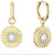 Boucles d'oreilles, or brillant avec motif fleur arctique - BERING Modèle : 765-259-05