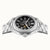 Ingersoll Herrenuhr Vorderansicht mit Metallarmband und silberfarbenem Edelstahlgehäuse