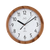 Horloge murale JVD 25 cm Ø Plastique • Radio-pilotée • Design moderne