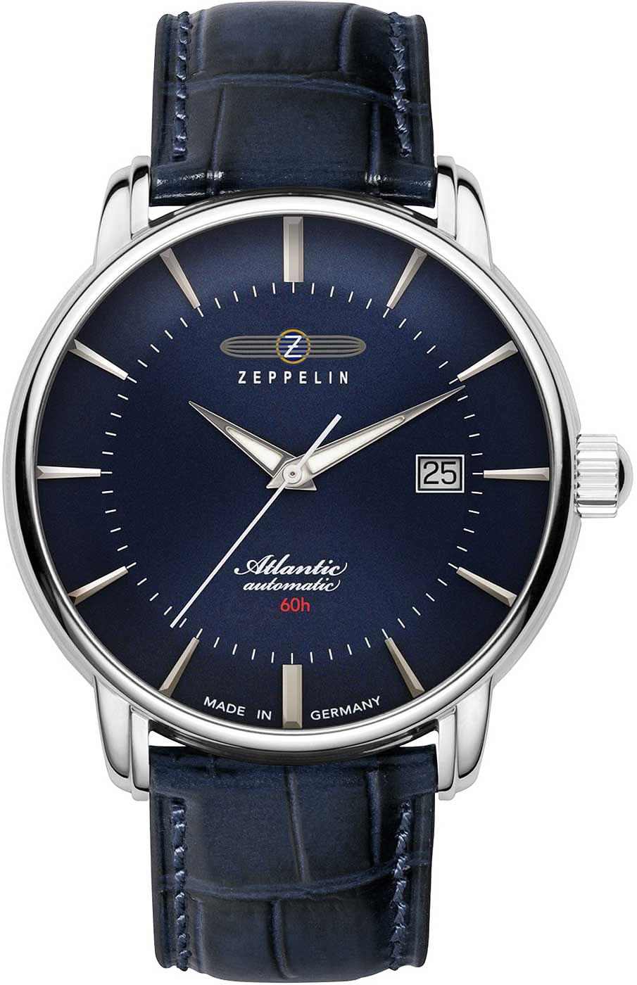 Zeppelin Atlantic 8460-3 Montre Homme • Automatique • Fabriquée en Allemagne