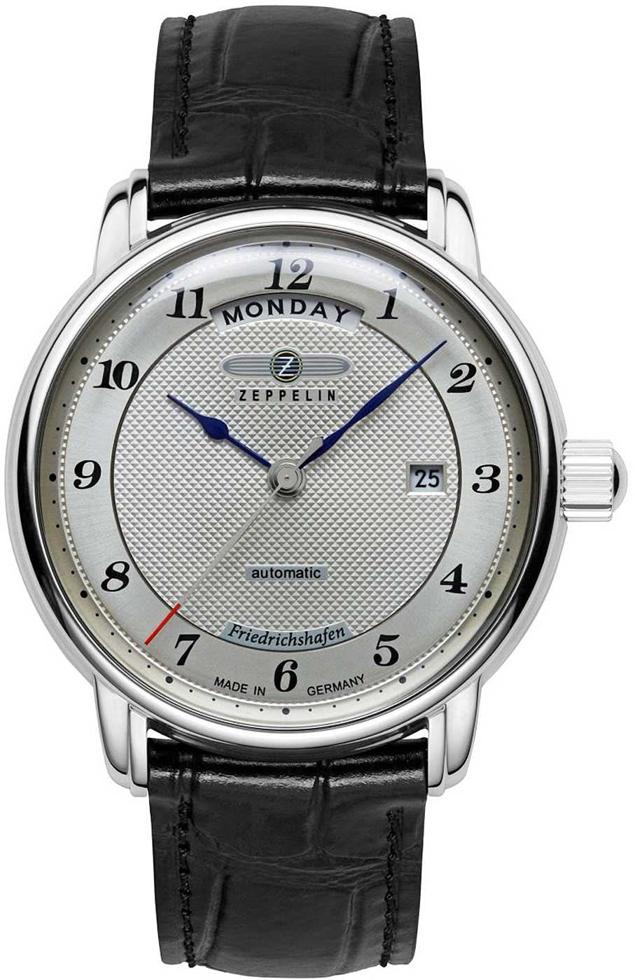 Zeppelin Friedrichshafen 8562-4 Montre Homme • Fabriquée en Allemagne • Mouvement Automatique