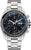 Junkers Montre Homme : Bracelet en acier, cadran chronographe bleu, automatique