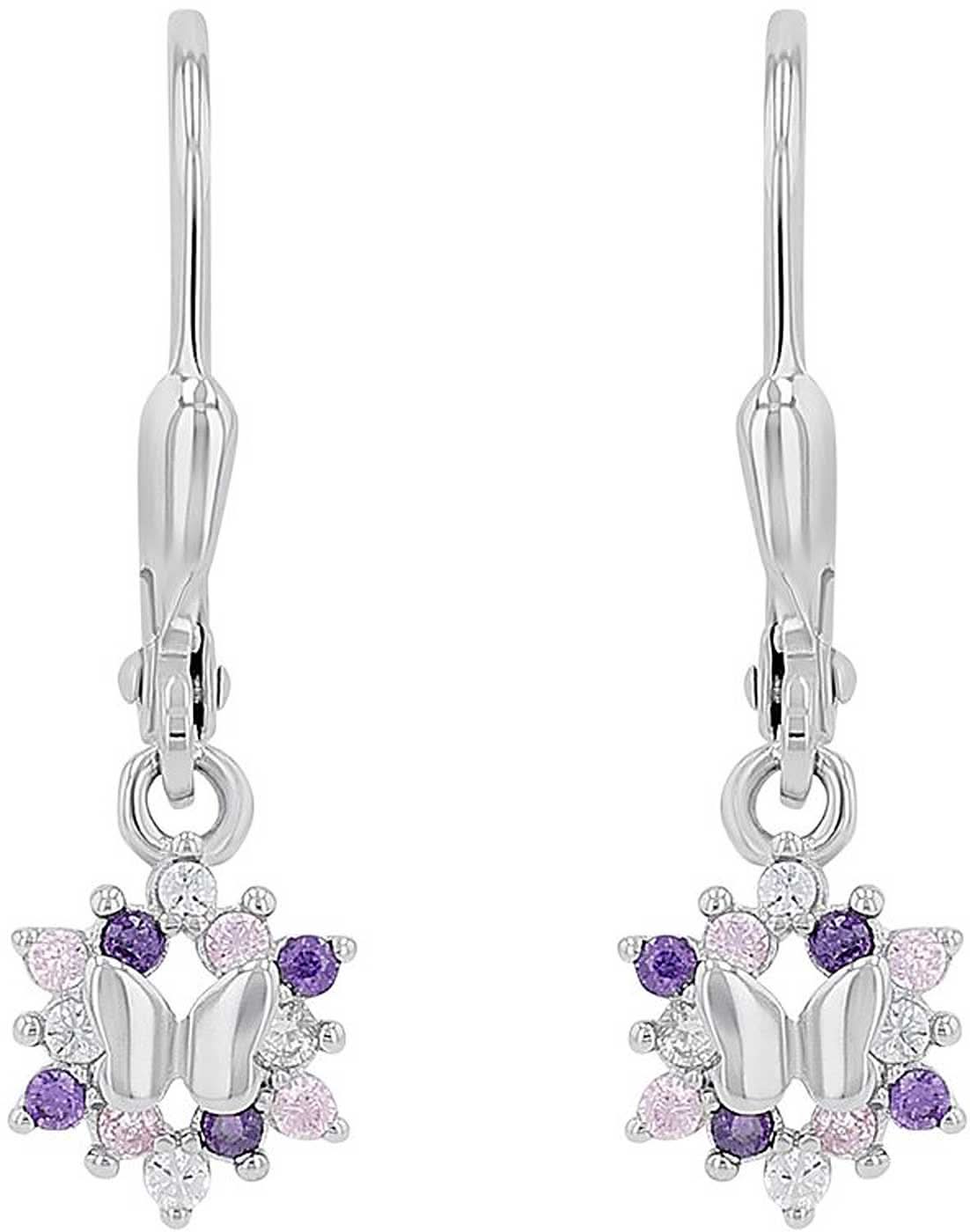 Boucles d'oreilles Prinzessin Lillifee 9245703 avec papillons