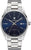 Junkers Herrenuhr mit Metallarmband, blauem Zifferblatt und Datumsanzeige bei 16
