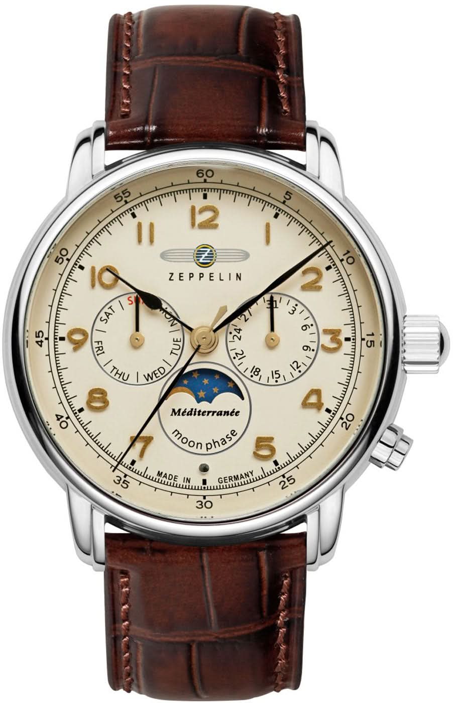 Zeppelin Atlantic 9636-5 Montre Homme • Fabriquée en Allemagne • Automatique