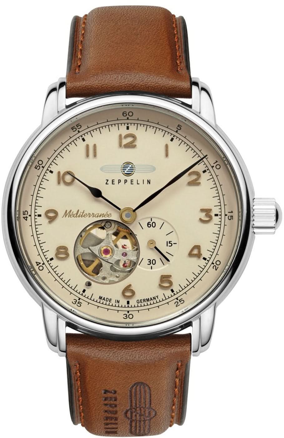 Zeppelin Méditerranée 9666-5 Montre Homme • Fabriquée en Allemagne