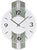 Horloge murale AMS 38x27x5 cm en bois • Design moderne • Mouvement à quartz précis