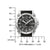 Bulova Herrenuhr mit Maßskizze in Millimetern (25,4 mm = 1 Zoll)