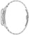 Bulova Herrenuhr mit silbernem Edelstahlarmband, Seitenansicht mit gekrümmtem Gehäuse