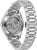 Montre Bulova pour homme avec cadran squelette, boîtier en acier inoxydable et bracelet à maillons