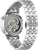 Montre automatique Bulova pour homme avec mouvement visible au dos en verre et bracelet en acier inoxydable
