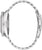 Montre pour homme en vue de côté avec boîtier et bracelet en acier inoxydable