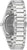 Montre Bulova pour homme, boîtier argenté avec impression saphir et couronne vissée