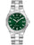Bulova Herrenuhr mit grünem Zifferblatt, Automatik-Anzeige und Edelstahlband