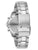 Seitenansicht der Herrenarmbanduhr mit Edelstahlband und verschraubter Krone