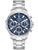 Bulova Marine Star Herrenuhr mit Chronograph, blauem Zifferblatt, Edelstahlband