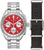Montre pour homme Bulova avec bracelet en métal et bracelet en cuir noir