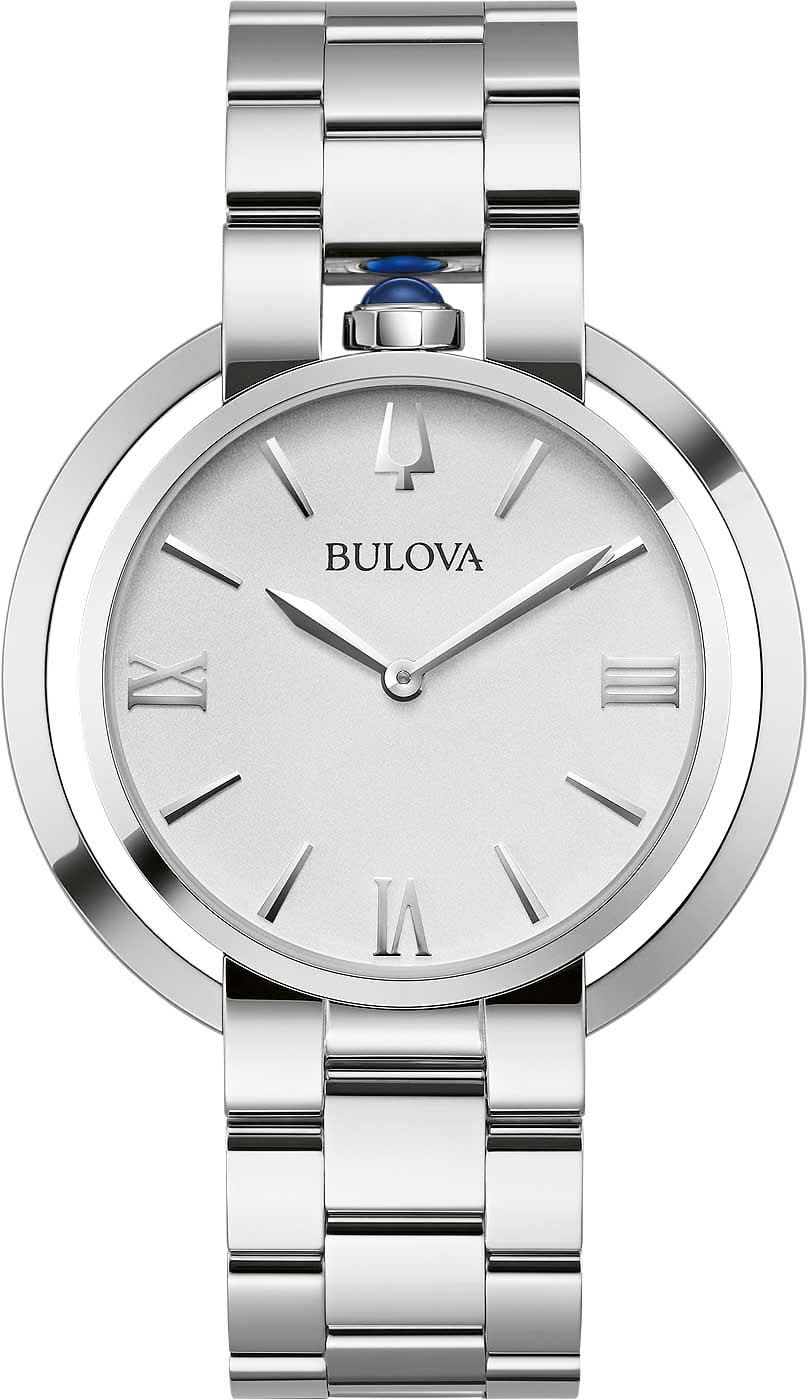 Montre pour femme avec bracelet en acier inoxydable argenté, cadran blanc et chiffres romains