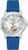 Damenuhr von Bulova mit Perlmutt-Zifferblatt, Automatik, blauem Kautschukband