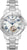 Montre Bulova pour femme avec cadran en nacre, aiguille des secondes bleue et bracelet en acier inoxydable