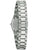 Bulova Damenarmbanduhr mit silbernem Metallarmband, Gehäderrückseite