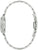 Bulova Damenarmbanduhr mit silbernem Gliederarmband, Seitenansicht