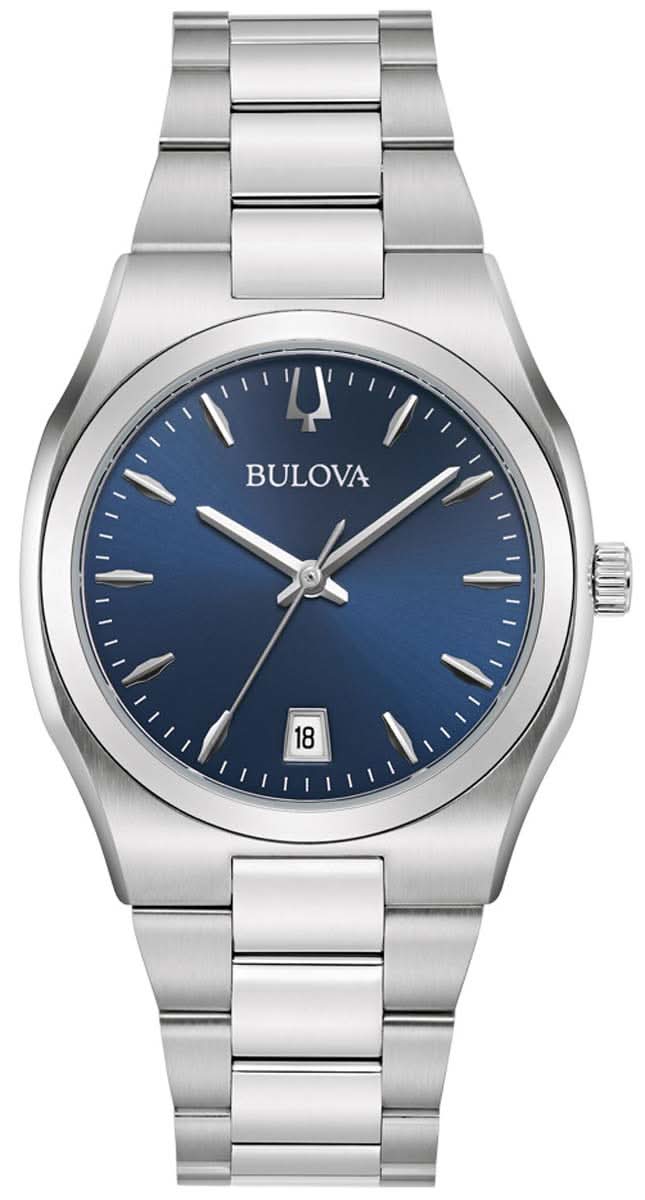 Bulova Surveyor 96M157 Montre pour femme • Mouvement à quartz précis • Design élégant bleu