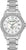 Montre pour femme avec bracelet en acier inoxydable et cadran en nacre, lunette sertie de diamants