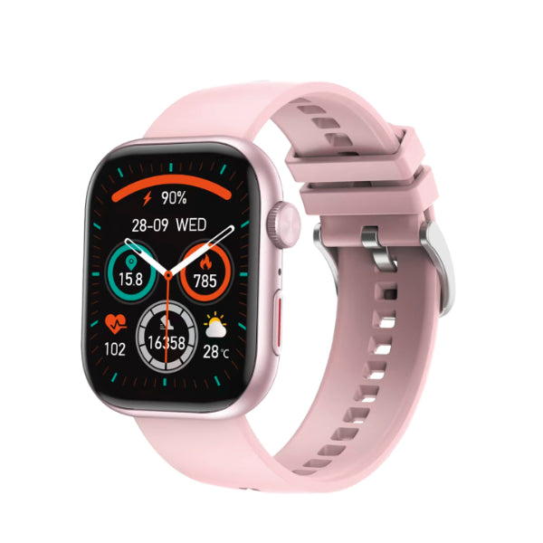 Smartwatch Atlanta 9737/17 in Roségold mit rosa Armband