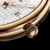 Automatik-Herrenuhr: Roségoldfarbene Lünette mit geriffelter Krone