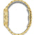 Herrenarmbanduhr Bulova: Seitenansicht des goldfarbenen Gliederarmbands