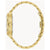 Bulova Herrenarmbanduhr Rück-/Seitenansicht mit goldfarbenem Metallband