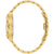 Goldfarbenes Edelstahlarmband der Herrenarmbanduhr Bulova mit Gliedern