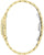 Boîtier de montre Bulova pour femme en or avec maillons de bracelet en métal