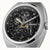 Ingersoll Automatik Herrenuhr: schwarzes Skelett-Zifferblatt mit Mechanik im Detail
