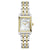 Bulova Damenuhr Sutton mit Perlmuttzifferblatt und zweifarbigem Edelstahlarmband