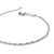 Bracelet jonc articulé en argent avec fermoir et breloques charnières