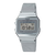 Casio Vintage montre avec bracelet en métal argenté et écran LCD numérique