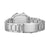 Fond de montre pour homme en acier inoxydable avec bracelet et boîtier.