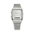 Casio Vintage Armbanduhr in Silber mit silbernem Mesh-Armband und Digitalanzeige