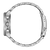 Herrenuhr mit Edelstahlarmband, sichtbarem Verschluss und Bandglieder-Detail