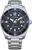 Bracelet de montre pour homme avec cadran bleu et bracelet en acier inoxydable