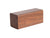 Réveil bloc en bois, boîtier marron sans chiffres LED visibles