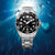 Montre Citizen Promaster pour homme avec cadran noir, bracelet en acier et lunette moletée
