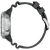 Taucheruhr von der Seite mit schwarzem Kautschukband und verschraubter Gehäuseform