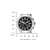 Montre Citizen pour homme avec cadran noir, boîtier en acier inoxydable et couronne latérale